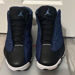 Jordan Retro 13 Sneakers in Black and Blue